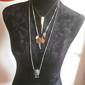 Trio of Boho Necklaces